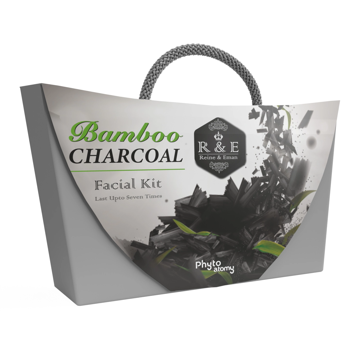 SCBV B2B R & E Bamboo Charcoal Facial Kit 4 Pcs.